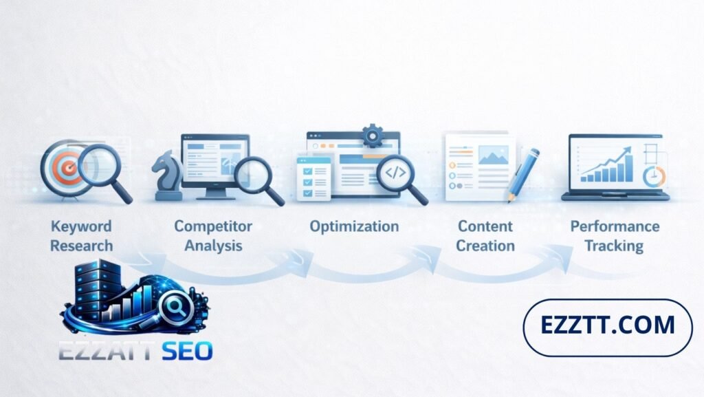 خطوات عمل متخصص سيو في الكويت