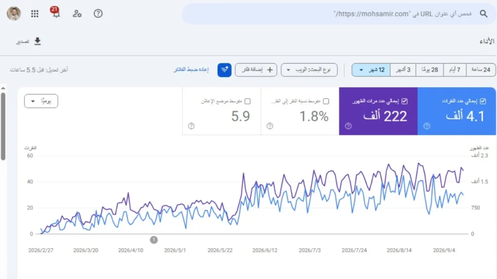 موقع محامي تم تحسينة لمحركات البحث